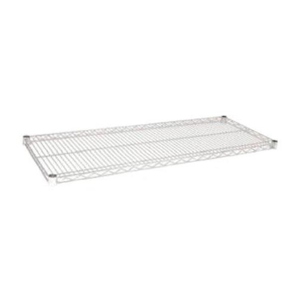 Olympic 24 in x 48 in Chromate Finished Wire Shelf J2448C